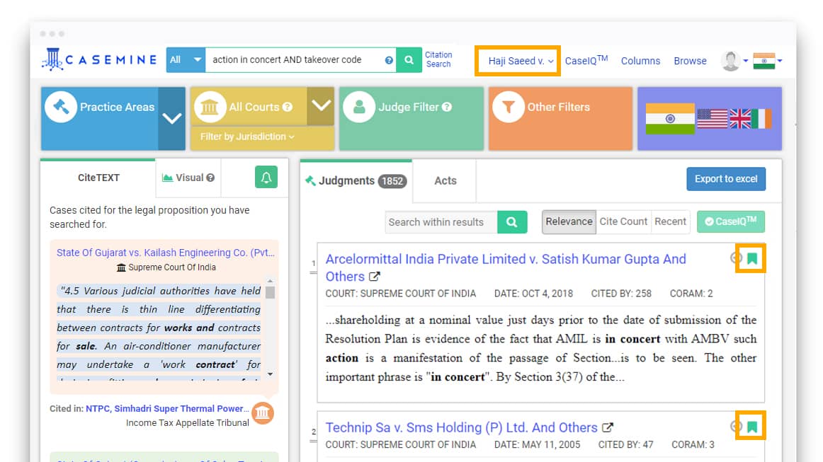Run CaseIQ through Research Center
